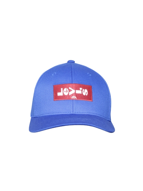 Levis Unisex Blue Solid Snapback Cap