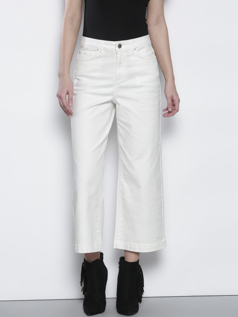 DOROTHY PERKINS Women Off-White Regular Fit Mid-Rise Clean Look Cropped Stretchable Jeans
DOROTHY PERKINS Women Off-White Regular Fit Mid-Rise Clean Look Cropped Stretchable Jeans