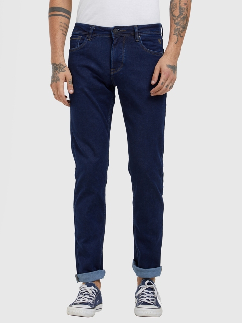 Killer Men Blue Slim Fit Mid-Rise Clean Look Jeans