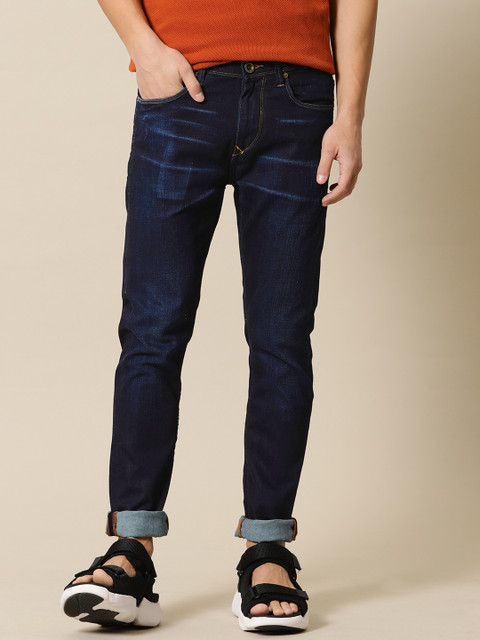 Mr Bowerbird Men Blue Slim Fit Mid-Rise Clean Look Stretchable Jeans 
Mr Bowerbird Men Blue Slim Fit Mid-Rise Clean Look Stretchable Jeans