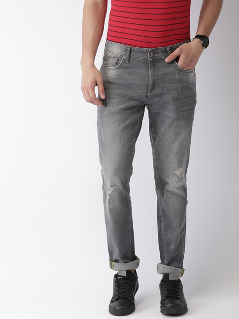 Indian Terrain Men Grey Brooklyn Slim Narrow Fit Low-Rise Low Distress Stretchable Jeans
Indian Terrain Men Grey Brooklyn Slim Narrow Fit Low-Rise Low Distress Stretchable Jeans