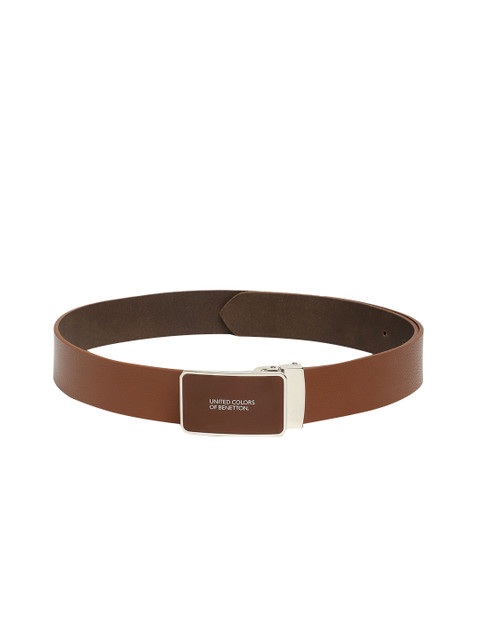 United Colors of Benetton Men Tan Brown Solid Leather Belt 
United Colors of Benetton Men Tan Brown Solid Leather Belt