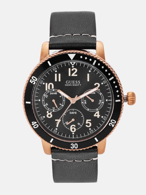 GUESS Men Black Analogue Watch W1169G2_OR