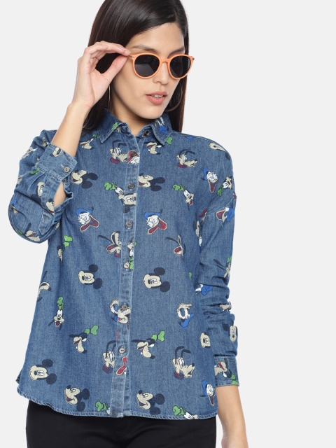 Kook N Keech Disney Women Blue Mickey Mouse Regular Fit Printed Casual Denim Shirt
Kook N Keech Disney Women Blue Mickey Mouse Regular Fit Printed Casual Denim Shirt