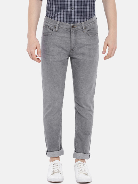 Lee Men Grey Bruce Skinny Fit Mid-Rise Clean Look Stretchable Jeans 
Lee Men Grey Bruce Skinny Fit Mid-Rise Clean Look Stretchable Jeans