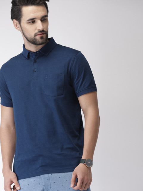 Indian Terrain Men Navy Blue Printed Polo Collar T-shirt
Indian Terrain Men Navy Blue Printed Polo Collar T-shirt
