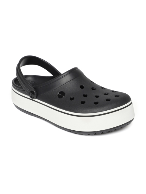 Crocs Unisex Black Solid Clogs