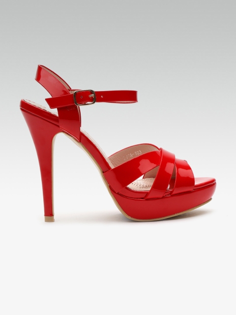 ELLE Women Red Solid Platforms