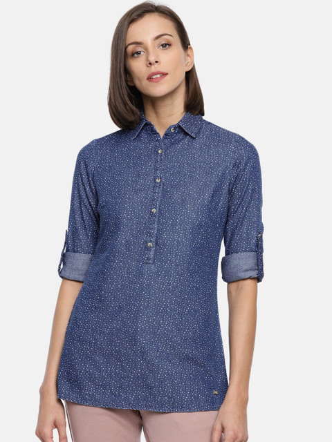 Park Avenue Woman Women Blue Regular Fit Printed Casual Shirt
Park Avenue Woman Women Blue Regular Fit Printed Casual Shirt