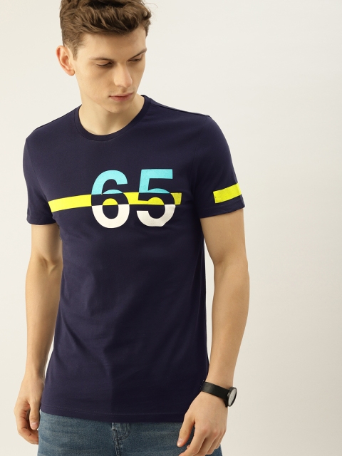 United Colors of Benetton Men Navy Printed Round Neck Pure Cotton T-shirt, Navy blue
United Colors of Benetton Men Navy Printed Round Neck Pure Cotton T-shirt, Navy blue