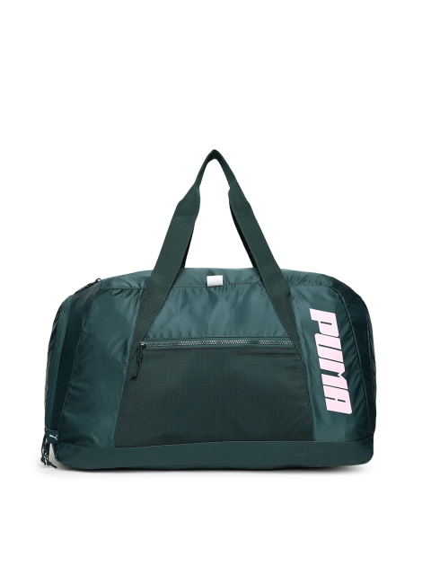 Puma Women Green Solid Duffel Bag