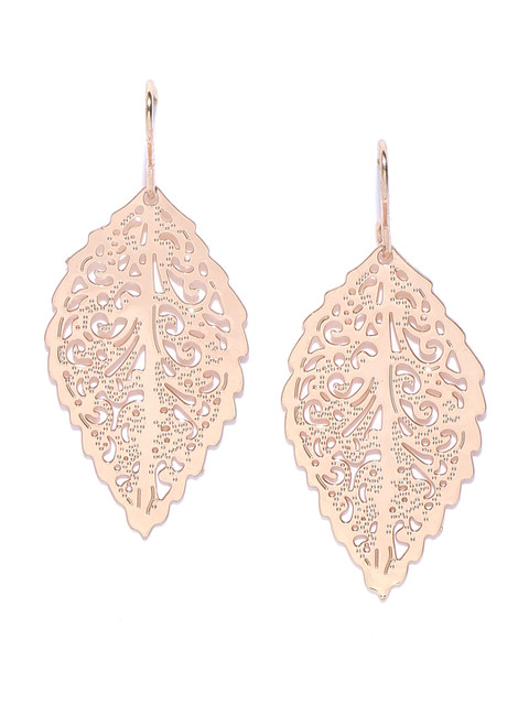 Accessorize Gold-Toned Leaf Shaped Drop Earrings 
Accessorize Gold-Toned Leaf Shaped Drop Earrings
