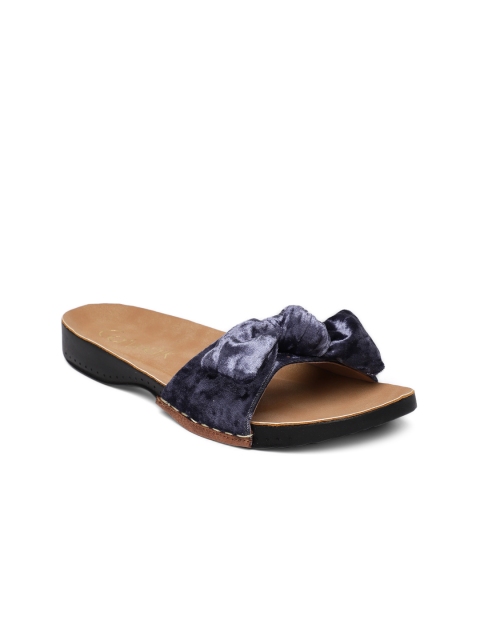 Catwalk Women Blue Solid One Toe Flats