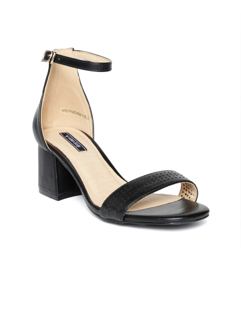 Allen Solly Women Black Solid Heels