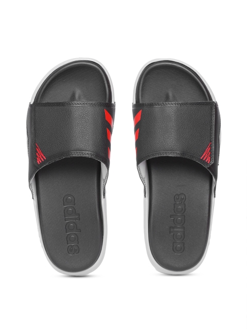 ADIDAS Unisex Black QUESTAR Solid Sliders