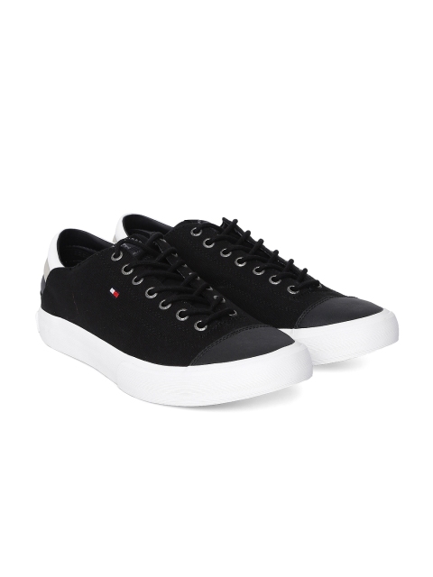 Tommy Hilfiger Men Black Sneakers