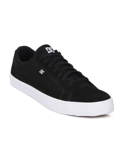 DC Men Black Suede Sneakers
