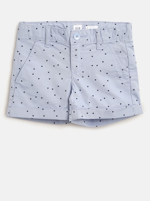 GAP Girls Uniform Midi Shorts, Blue