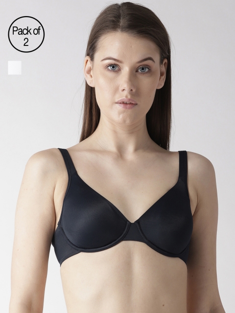 Marks & Spencer Pack of 2 Underwired Lightly Padded Everyday Bras T332010, Navy blue
Marks & Spencer Pack of 2 Underwired Lightly Padded Everyday Bras T332010, Navy blue