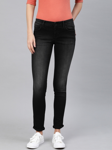 Wrangler Women Black Jeggings Ultra Skinny Fit Low-Rise Clean Look Stretchable Jeans
Wrangler Women Black Jeggings Ultra Skinny Fit Low-Rise Clean Look Stretchable Jeans