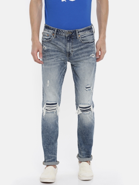 AMERICAN EAGLE OUTFITTERS Men Blue Slim Fit Mid-Rise Mildly Distressed Stretchable Jeans
AMERICAN EAGLE OUTFITTERS Men Blue Slim Fit Mid-Rise Mildly Distressed Stretchable Jeans