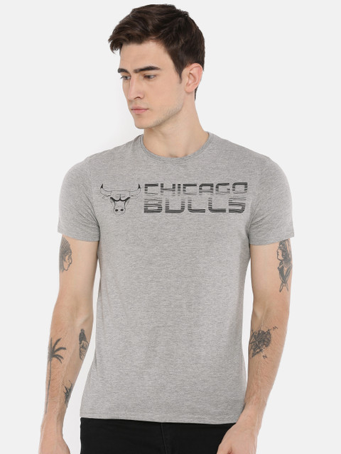 NBA Men Grey Melange Printed Round Neck T-shirt
NBA Men Grey Melange Printed Round Neck T-shirt
