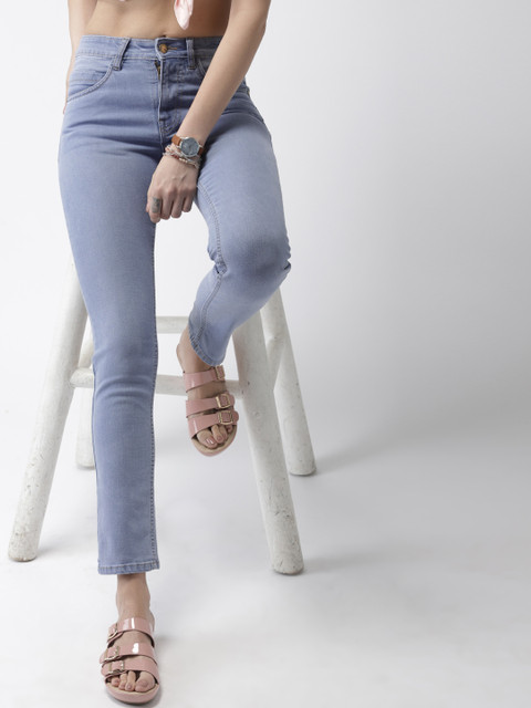 Mast & Harbour Women Blue Straight Fit Mid-Rise Clean Look Stretchable Jeans
Mast & Harbour Women Blue Straight Fit Mid-Rise Clean Look Stretchable Jeans