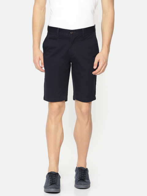 Park Avenue Men Navy Solid Slim Fit Chino Shorts, Navy blue
Park Avenue Men Navy Solid Slim Fit Chino Shorts, Navy blue
