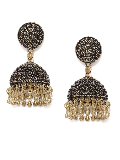 Ayesha Gold-Toned Dome Shaped Jhumkas