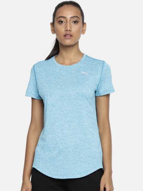 Puma Women Blue Solid Epic Heather S S Round Neck dryCELL 360 Degree Reflectivity T-shirt
Puma Women Blue Solid Epic Heather S S Round Neck dryCELL 360 Degree Reflectivity T-shirt