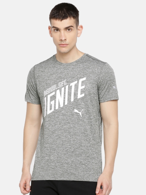 Puma Men Grey Melange Printed Ignite Heather Graphic dryCELL Round Neck Running T-shirt
Puma Men Grey Melange Printed Ignite Heather Graphic dryCELL Round Neck Running T-shirt