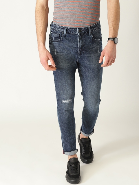United Colors of Benetton Men Blue Tapered Fit Low-Rise Low Distress Stretchable Jeans
United Colors of Benetton Men Blue Tapered Fit Low-Rise Low Distress Stretchable Jeans