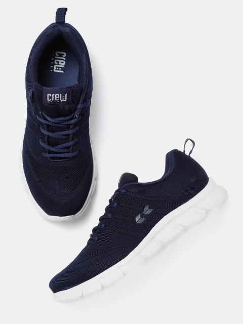Crew STREET Men Navy Blue Running Shoes