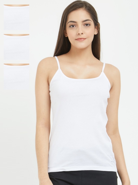 Fruit of the Loom Women Pack of 3 Camisoles FCAS02-2P-C4, White