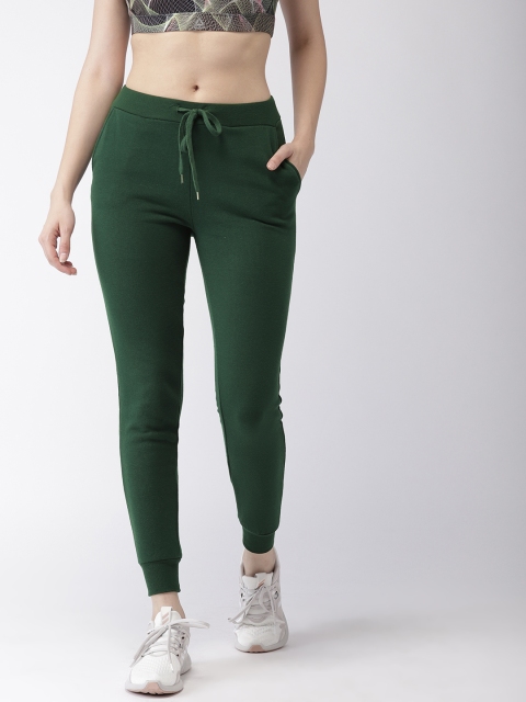 FOREVER 21 Women Green Solid Joggers