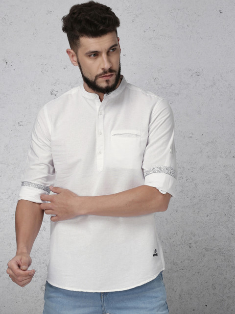 Ecko Unltd Men White Slim Fit Solid Casual Shirt
Ecko Unltd Men White Slim Fit Solid Casual Shirt