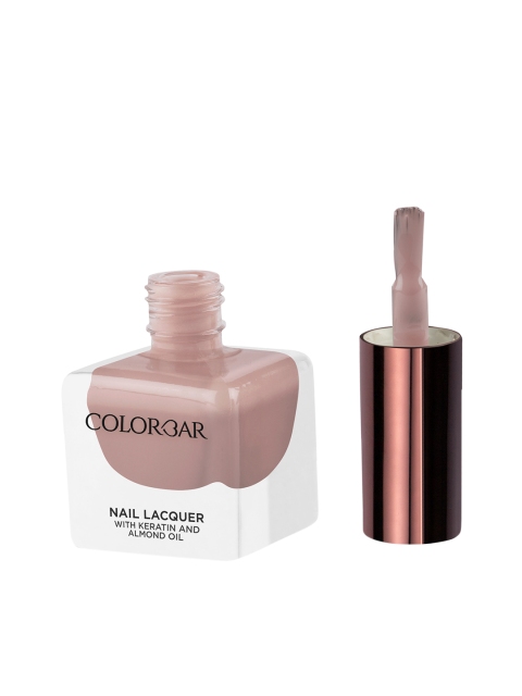 Colorbar Keratin & Almond Oil High-Gloss Nail Lacquer - Tea Cups 831 12 ml, Mauve
