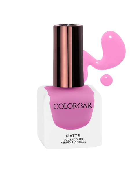 Colorbar Matte Nail Lacquer - Orchid Rush 1221 12 ml, Pink