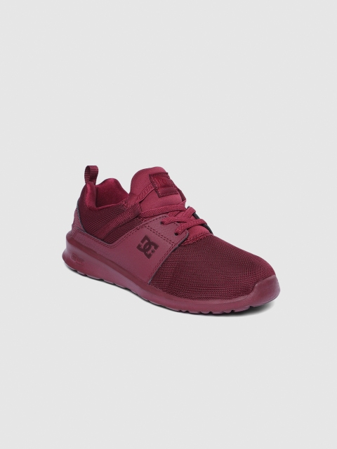 DC Girls Burgundy HEATHROW Sneakers