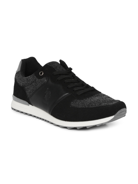 U.S. Polo Assn. Men Black Sneakers