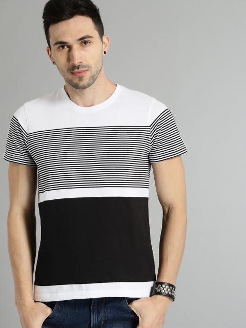 The Roadster Lifestyle Co Men White Striped Colourblocked Round Neck Pure Cotton T-shirt
The Roadster Lifestyle Co Men White Striped Colourblocked Round Neck Pure Cotton T-shirt