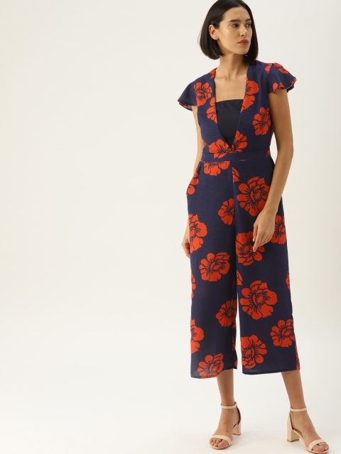 United Colors of Benetton Navy Blue & Red Printed Culotte Jumpsuit With Inner Camisole
United Colors of Benetton Navy Blue & Red Printed Culotte Jumpsuit With Inner Camisole
