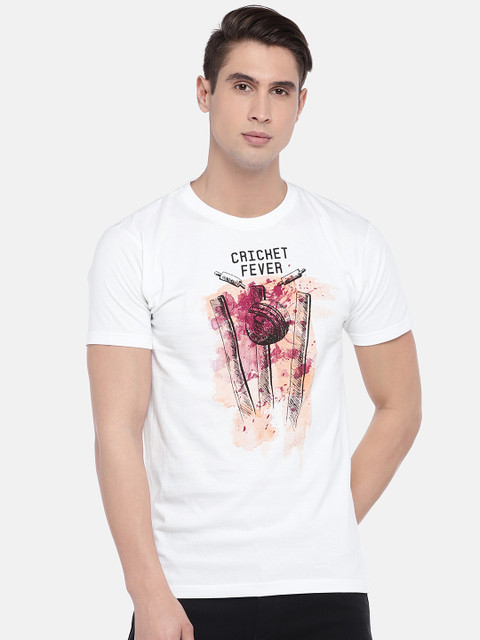 Globus Men White Printed Round Neck T-shirt
Globus Men White Printed Round Neck T-shirt