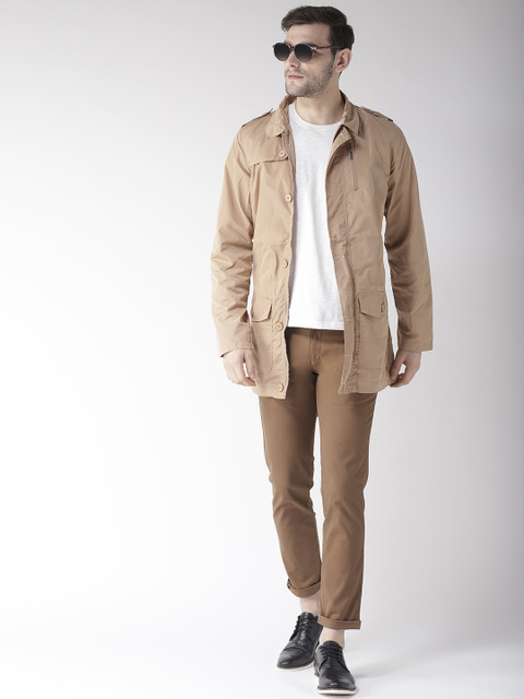 Richlook Men Brown Slim Fit Solid Regular Trousers
Richlook Men Brown Slim Fit Solid Regular Trousers