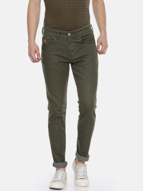 U.S. Polo Assn. Denim Co. Olive Green Slim Tapered Mid-Rise Clean Look Stretchable Jeans
U.S. Polo Assn. Denim Co. Olive Green Slim Tapered Mid-Rise Clean Look Stretchable Jeans