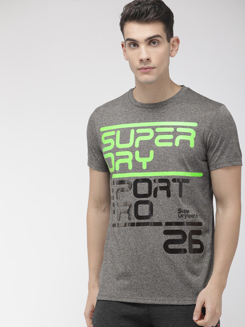 Superdry Sport Athletics Men Charcoal Grey SPORT PRO TECH Printed Round Neck T-shirt
Superdry Sport Athletics Men Charcoal Grey SPORT PRO TECH Printed Round Neck T-shirt