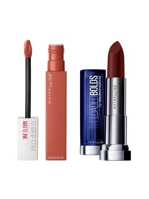 Maybelline Colorsensational The Loaded Bolds Chocoholic & Matte Ink Liquid Lipstick, Brown
Maybelline Colorsensational The Loaded Bolds Chocoholic & Matte Ink Liquid Lipstick, Brown