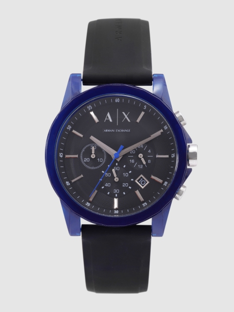 Armani Exchange Men Black Analogue Watch