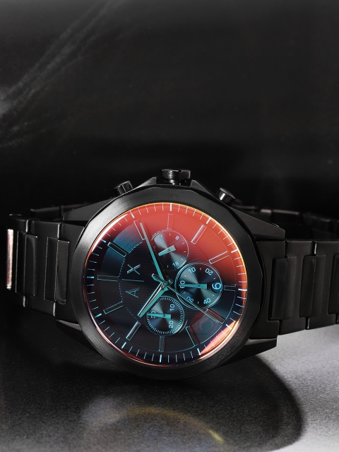 Armani Exchange Men Red & Blue Analogue Watch AX2615I