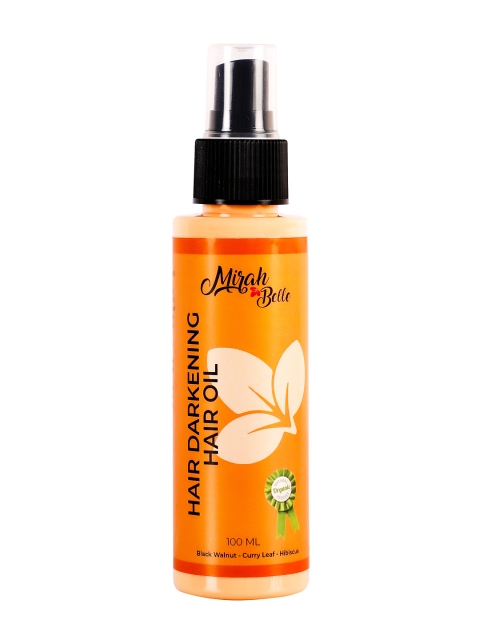Mirah Belle Unisex Black Walnut - Curry Leaf - Hibiscus Hair Darkening Hair Oil 100ml, Brown
Mirah Belle Unisex Black Walnut - Curry Leaf - Hibiscus Hair Darkening Hair Oil 100ml, Brown